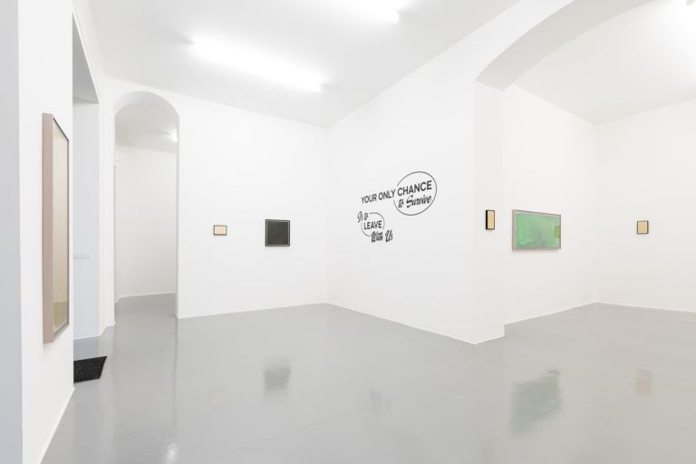 Mishka Henner. Your only chance to survive i s to leave with us. Installation view at Galleria Bianconi, Milano 2019. Photo T. Doria