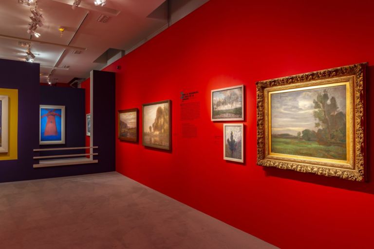 Mondrian figuratif. Exhibition view at Musée Marmottan Monet, Parigi 2019. Photo © Christian Baraja SLB