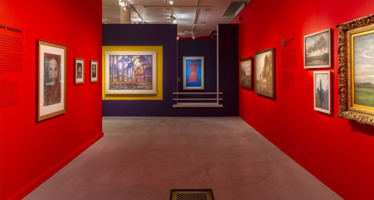 Mondrian figuratif. Exhibition view at Musée Marmottan Monet, Parigi 2019. Photo © Christian Baraja SLB