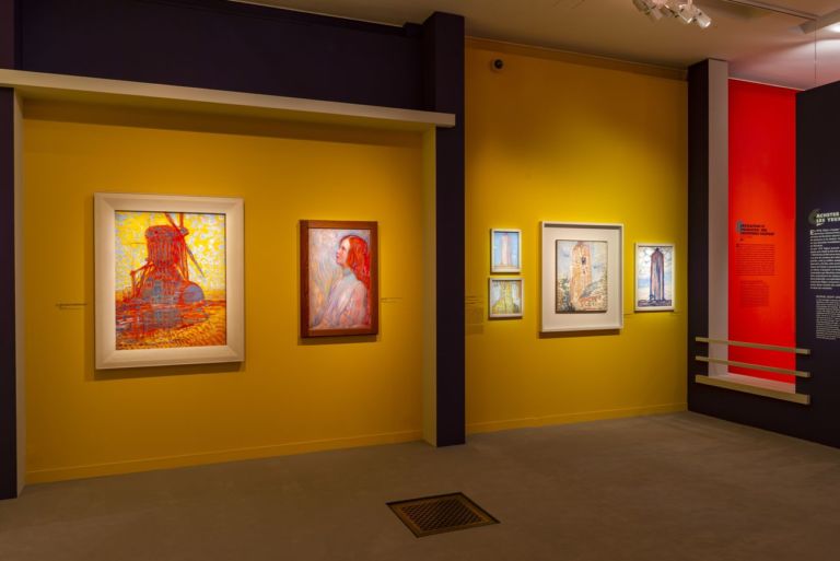 Mondrian figuratif. Exhibition view at Musée Marmottan Monet, Parigi 2019. Photo © Christian Baraja SLB