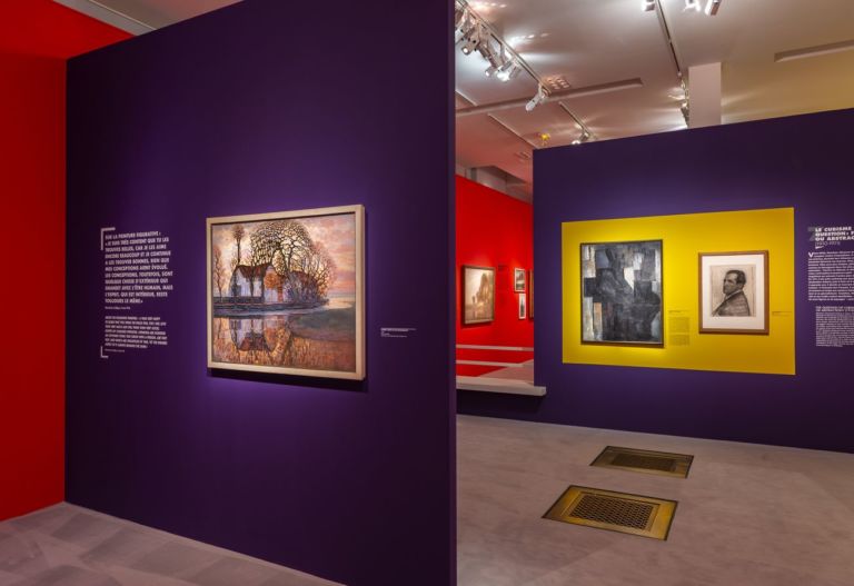 Mondrian figuratif. Exhibition view at Musée Marmottan Monet, Parigi 2019. Photo © Christian Baraja SLB