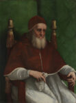 Raphael Portrait of Pope Julius II 1511 Oil on poplar 108.7 x 81 cm © The National Gallery, London
