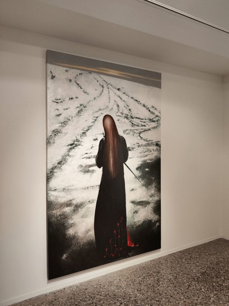 Omar Galliani. Dipinta. Exhibition view at Fondazione Bevilacqua La Masa, Venezia 2019