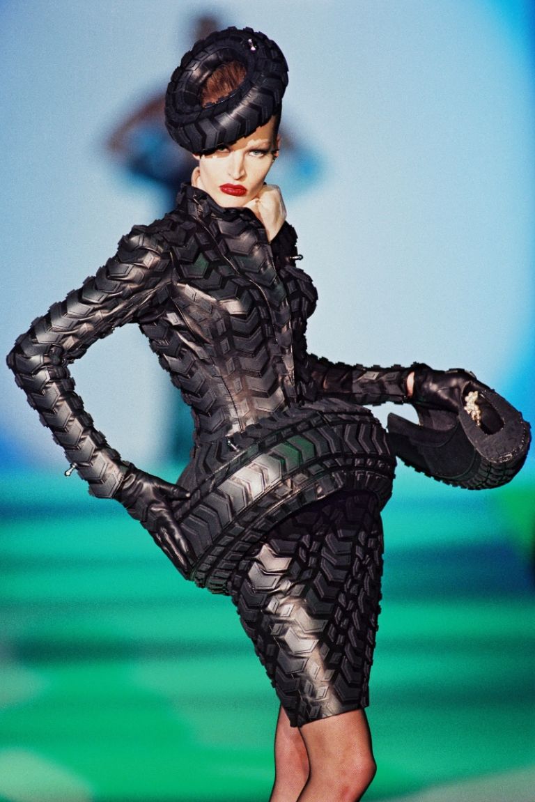 Patrice Stable. Photo © Patrice Stable. Outfit Thierry Mugler, Les Insectes collection, haute couture springsummer 1997