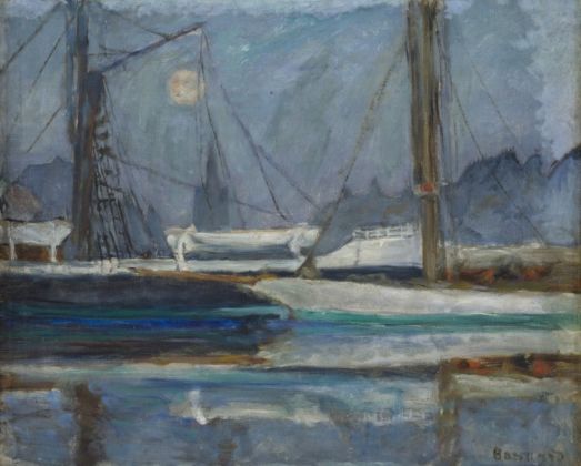 Pierre Bonnard, Il Bacino degli Yachts a Deauville, 1910 ca. Collection Association Peindre en Normandie, Caen