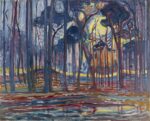 Piet Mondrian, Bosco presso Oele, 1908 © Kunstmuseum Den Haag, L’Aja