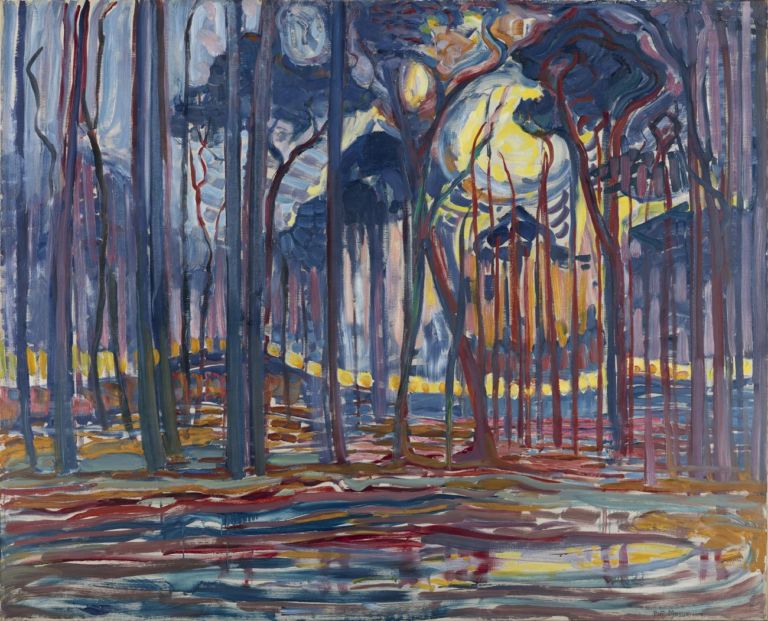 Piet Mondrian, Bosco presso Oele, 1908 © Kunstmuseum Den Haag, L’Aja
