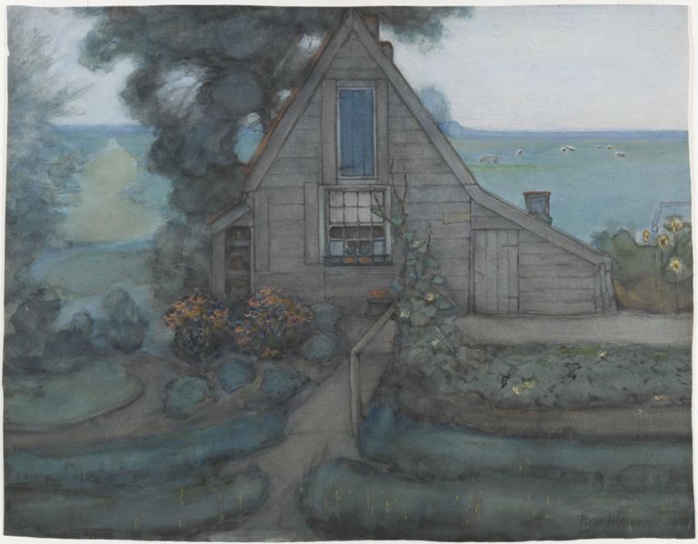 Piet Mondrian, Casa, 1898-1900 © Kunstmuseum Den Haag, L’Aja