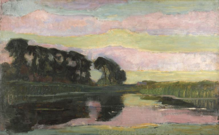 Piet Mondrian, Grande paesaggio, 1907-08 ca. © Kunstmuseum Den Haag, L’Aja