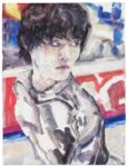 Practice (Yuzuru Hanyu) by Elizabeth Peyton, 2018. Private Collection, courtesy of Adam Green Art Advisory. © Elizabeth Peyton