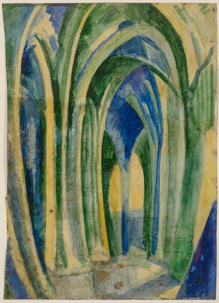 Robert Delaunay, St. Severin Nr. 6, 1910, Franz Marc Museum, Dauerleihgabe, Courtesy W. Wittrock, Berlin, Foto Walter Bayer, München