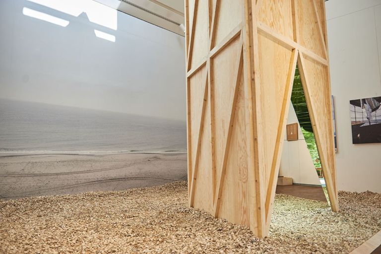 Rumtosset ‒ Space Crazy, installation view at Utzon Center, Aalborg 2019. Courtesy Utzon Center