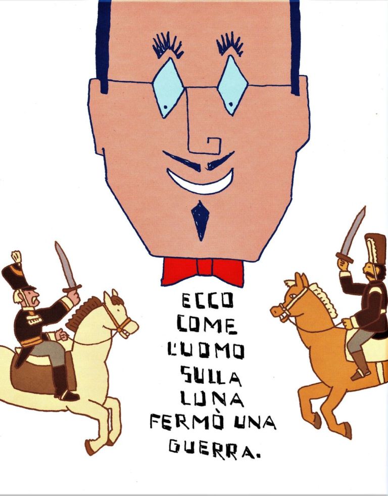 Seymour Chwast, L'uomo sulla Luna (Corraini Edizioni, 2019)