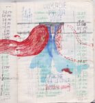 Sissi, Pagine di diario, 1995 in progress, collage, china, acrilico, foto, dimensioni variabili. Courtesy dell’artista