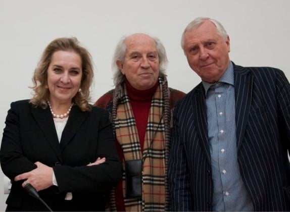 Tiziana D'Acchille con Vittorio Storaro e Peter Greenaway