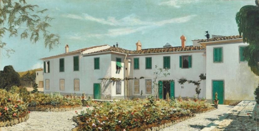 Telemaco Signorini, Villa Toscana, 1872 74
