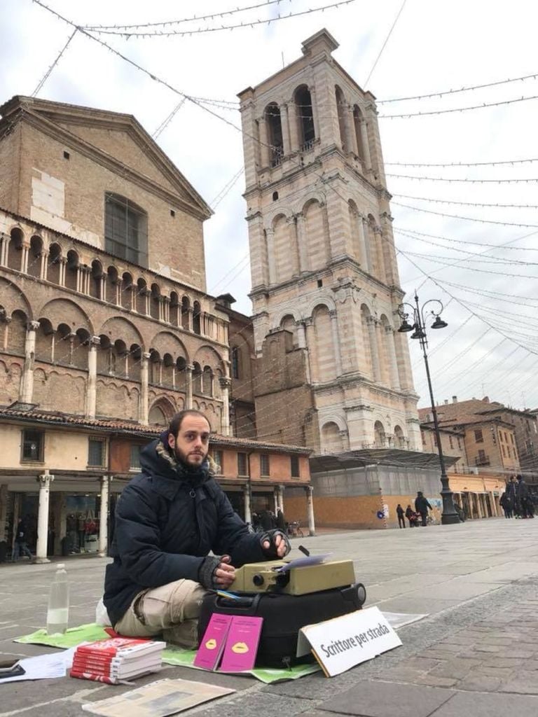 Walter Lazzarin, Ferrara, Piazza Trento e Trieste, gennaio 2018