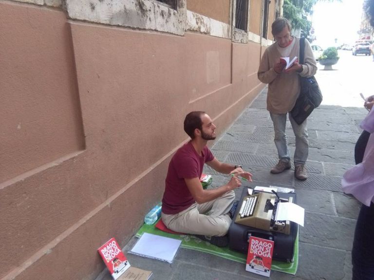 Walter Lazzarin, Perugia, Corso Vannucci, agosto 2016
