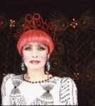Zandra Rhodes' photo for the poster for the SS 1986 ‘Spanish Impressions’ collection. Photo Robyn Beeche