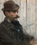 Édouard Manet French, 1832 - 1883 The Drinker (Alphonse Maureau), about 1878 - 1879 Pastel on canvas Unframed: 54.7 × 45.2 cm (21 9/16 × 17 13/16 in.) The Art Institute of Chicago, Bequest of Kate L. Brewster, 1950.123 EX.2019.3.59