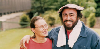 Luciano Pavarotti e Nicoletta Mantovani