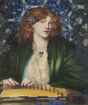 Fanny Cornforth is the model for The Blue Bower by Dante Gabriel Rossetti, 1865, The Henry Barber Trust, the Barber Institute of Fine Arts, University of Birmingham