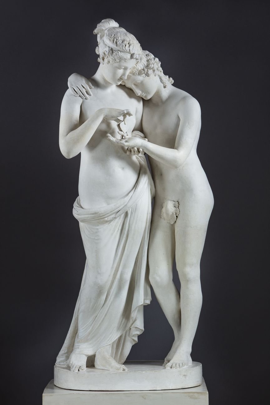 Antonio Canova, Amore e Psiche, gesso, 148x68x65 cm.Veneto Banca spa in L.C.A. Photo Andrea Parisi | Artribune