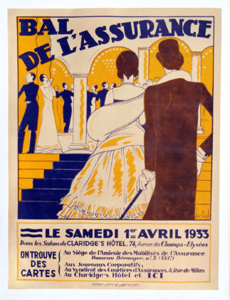 Manifesto di Briot per la Amicale des Mobilisés de l'Assurance, Parigi, 1933