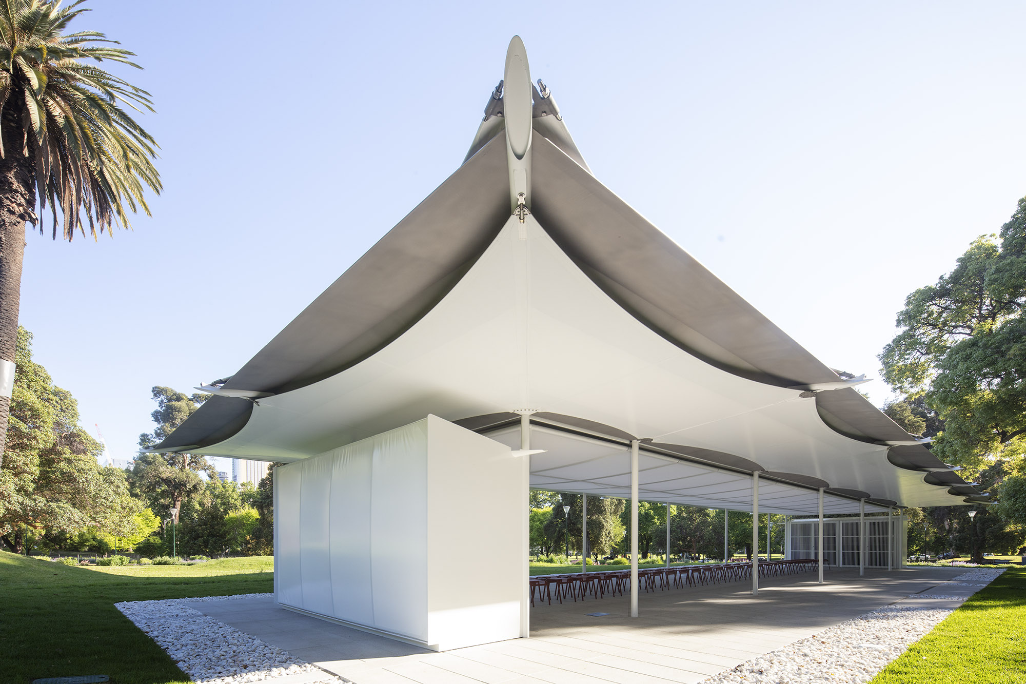 MPavilion 2019 by Glenn Murcutt AO Credit John Gollings