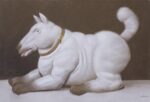 Fernando Botero Dog, 2002 Pastello su tela