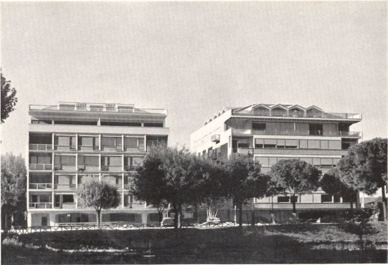 Amedeo Luccichenti & Vincenzo Monaco, Palazzine in Via Circo Massimo, Roma