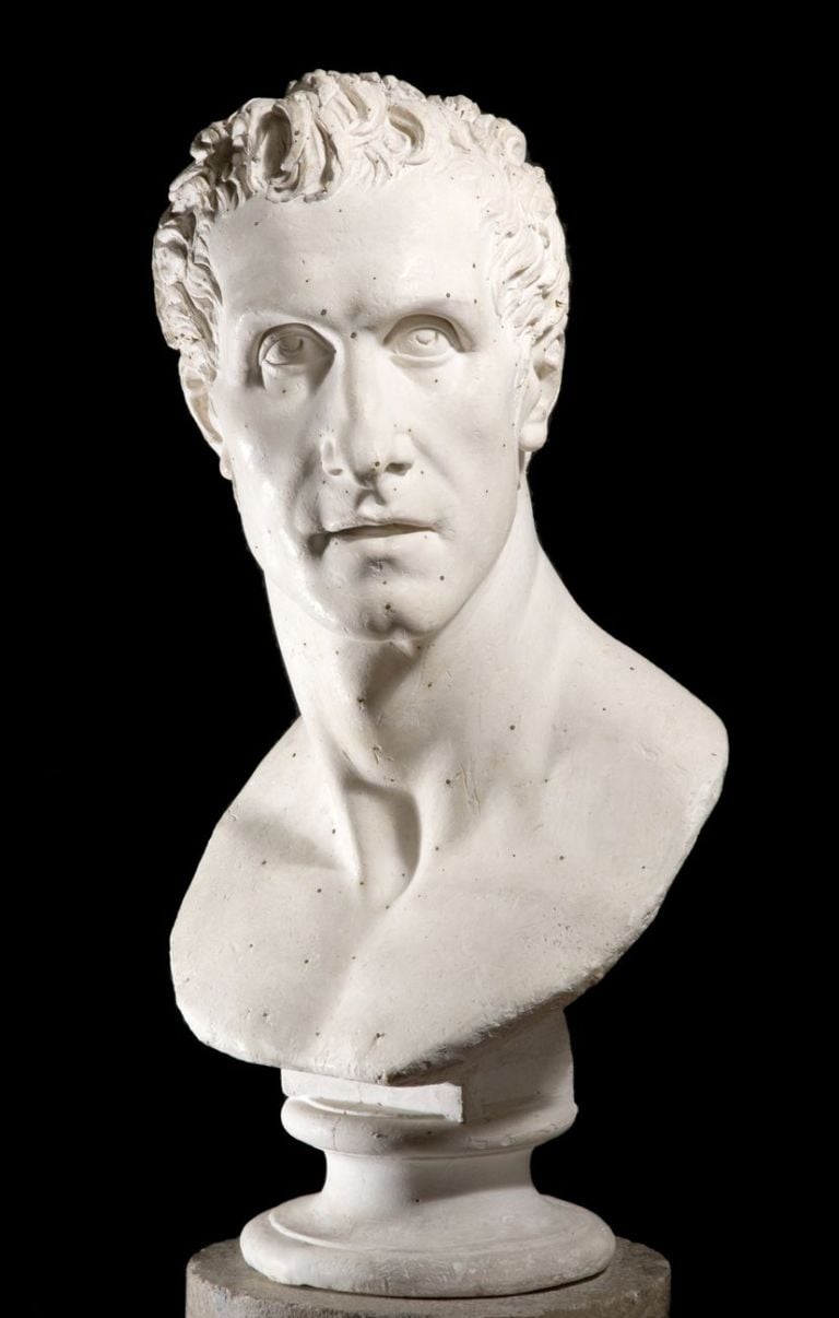 Antonio Canova, Autoritratto, 1812, gesso, 89x47x39 cm. Roma, Museo di Roma. Photo Alfredo Valeriani