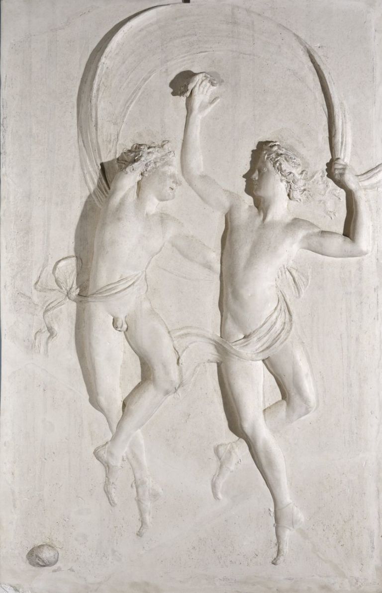 Antonio Canova, Danza dei figli di Alcinoo, bassorilievo in gesso, 118x78x4,5 cm. Roma, Museo di Villa Torlonia – Museo del Casino Nobile. Photo Alfredo Valeriani