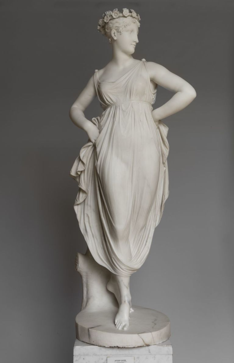 Antonio Canova, Danzatrice con le mani sui fianchi, 1806-1812, marmo, 179x76x67 cm. The State Hermitage (San Pietroburgo) Photograph © The State Hermitage Museum, 2019. Photo Alexander Lavrentyev