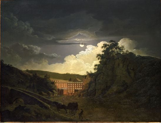 Arkwright’s Cotton Mills By Night, 1782 by Joseph Wright of Derby. Photograph Philip Mould and Co