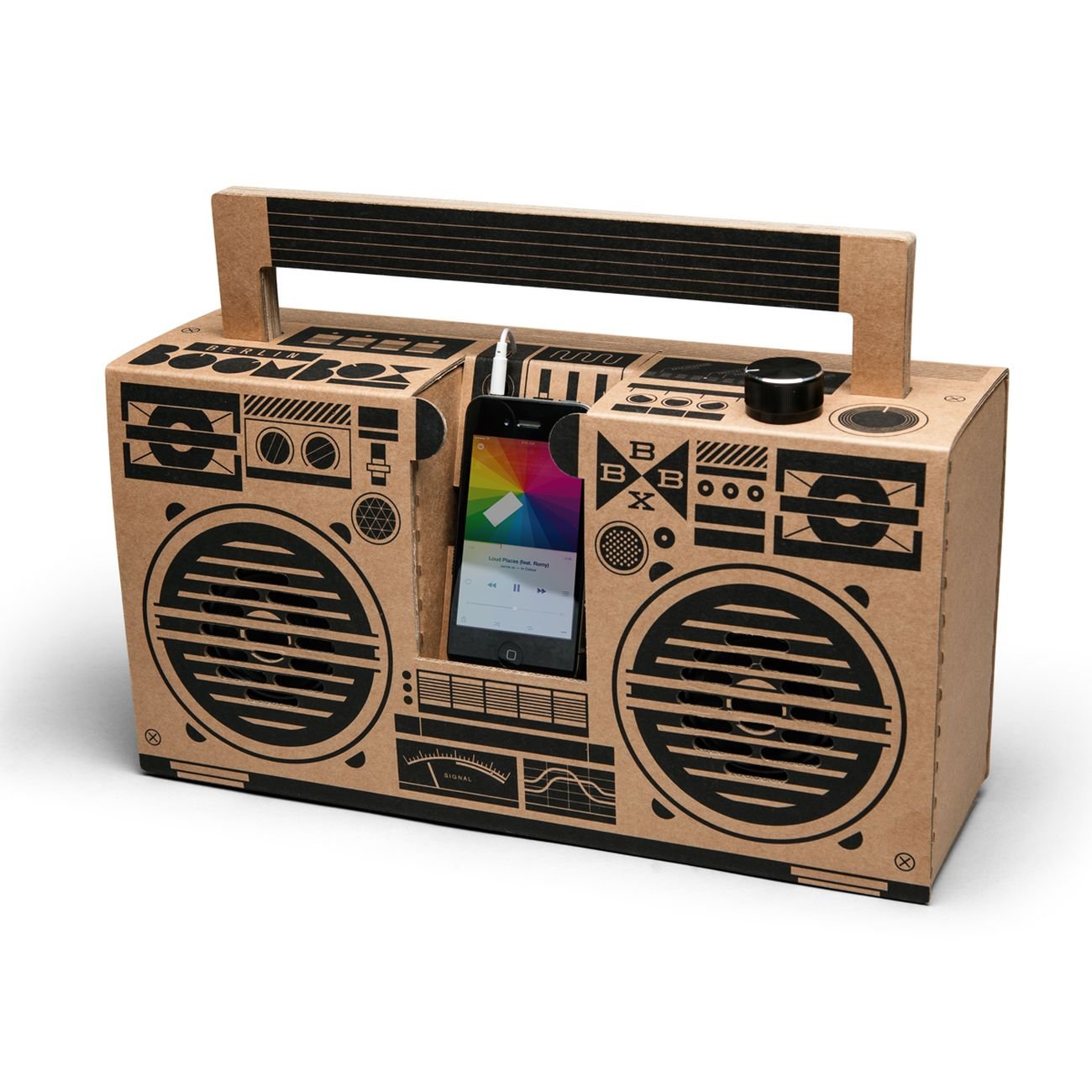 Boombox in cartone