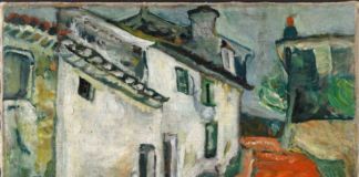 Chaïm Soutine, L'Escalier rouge à Cagnes, 1918 ca., olio su tela, 61,6 x 46,5 cm. Collezione Jonas Netter