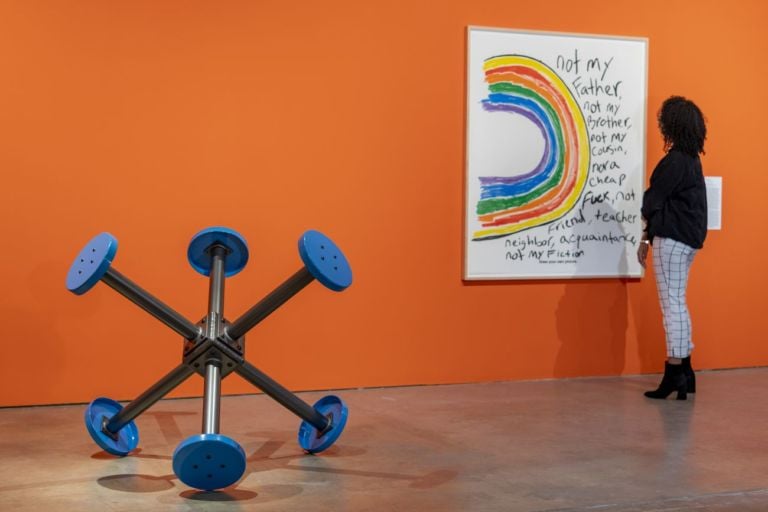 Colored People Time. Banal Presents. Installation view at ICA Institute of Contemporary Art, University of Pennsylvania, 2019. Photo Constance Mensh