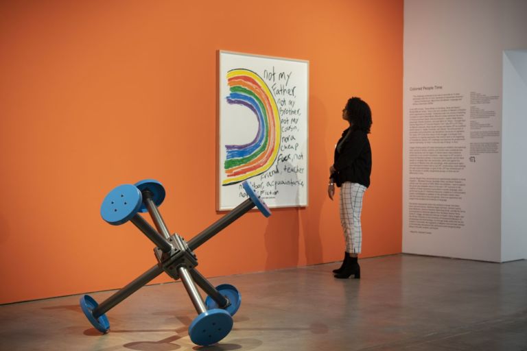 Colored People Time. Banal Presents. Installation view at ICA Institute of Contemporary Art, University of Pennsylvania, 2019. Photo Constance Mensh