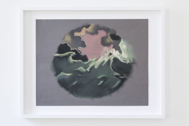 Elena Ricci, A storm, 2017, pastello su carta, cm 50x65 © Elena Ricci. Courtesy Viasaterna