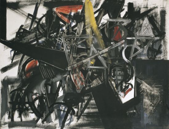 Emilio Vedova, Immagine del tempo (Sbarramento), 1951. Collezione Peggy Guggenheim, Venezia © Fondazione Emilio e Annabianca Vedova