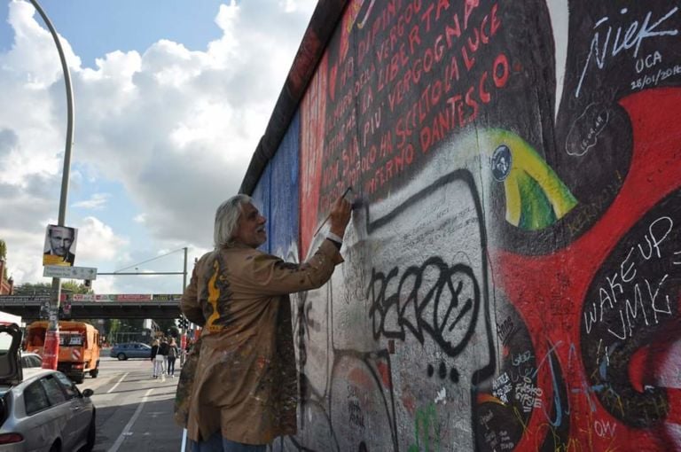 Fulvio Pinna e il Muro di Berlino