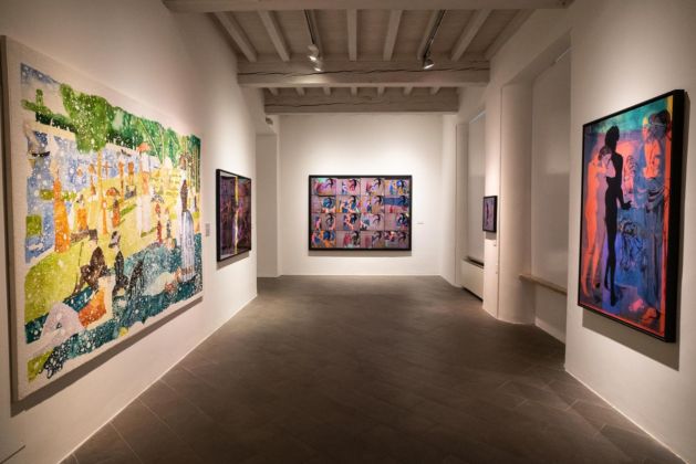 Gianluigi Colin. Costellazioni familiari. Installation view at Palazzo del Governatore, Parma 2019. Photo Matteo Fornari