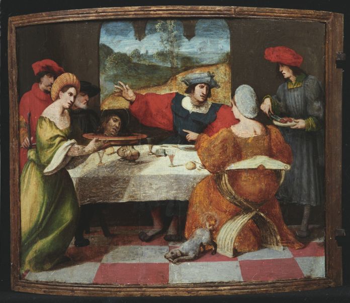 Giovanni Antonio de' Sacchis detto il Pordenone, Banchetto di Erode, 1534 ca. Pordenone, Museo Civico d’Arte