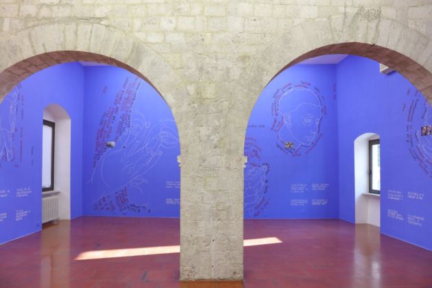 Giuseppe Caccavale. Carmi figurati. Exhibition view at Doppelgaenger, Bari 2019