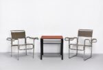 House Fieger seating group with tubular steel chairs and wooden table by Carl Fieger, photo credit_ Esther Hoyer