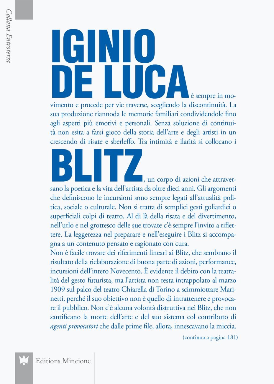 Iginio De Luca – Blitz (Mincione, Woluwe Saint Pierre 2019)