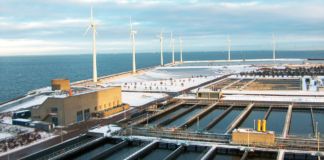 Il sistema di gestione delle acque refluee a Lynetten, nei pressi di Copenhagen. Courtesy Ramboll Group, 2010