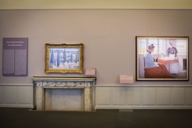 Impressionisti segreti. Exhibition view at Palazzo Bonaparte, Roma 2019. Photo Gianfranco Fortuna