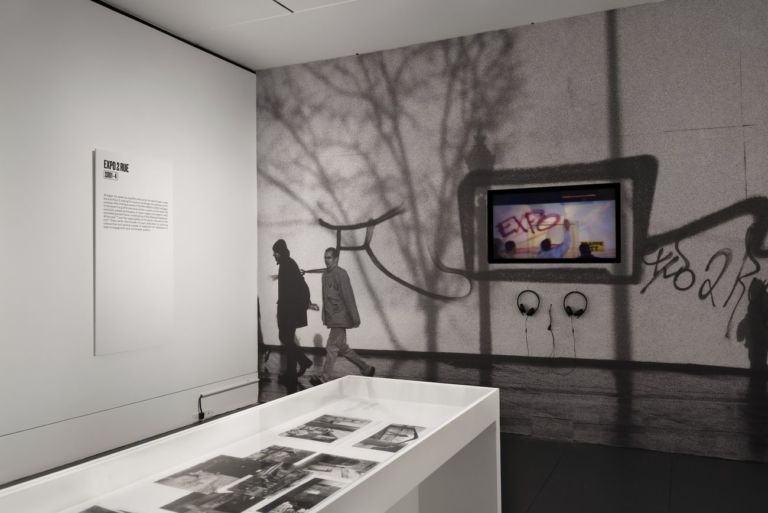 JR. Chronicles Exhibition view at Brooklyn Museum, New York City 2019. Image courtesy Brooklyn Museum, photo Jonathan Dorado